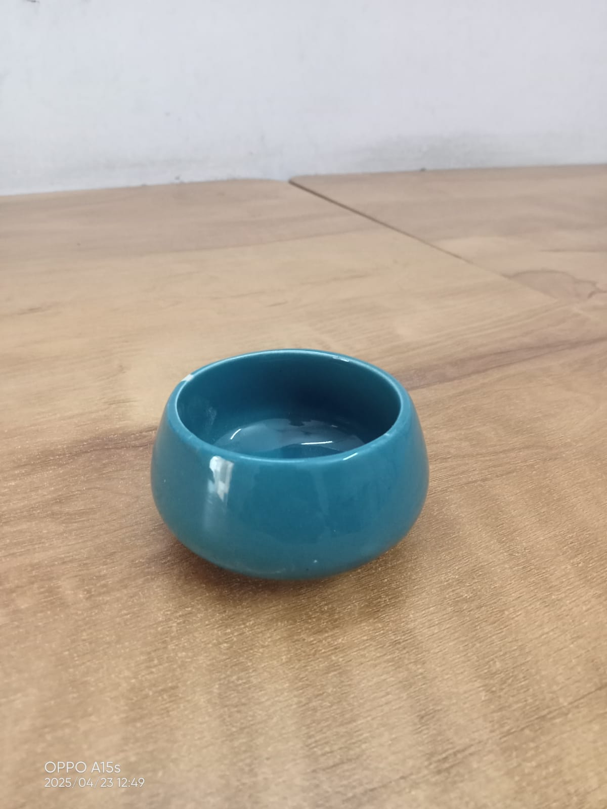 AM5081 Teal Ceramic Chutney Dip Bowls for Serving - 1 Pcs ( Mix Design )