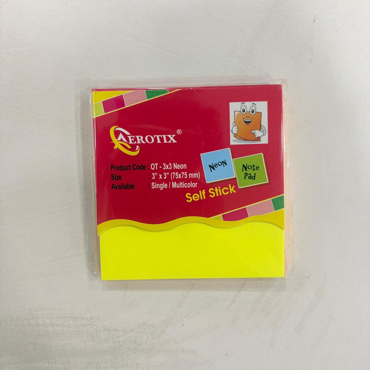 AM2173 Mix Prompt Sticky Note Pad 100 Sheets (3x3) Multicolour