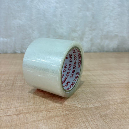 AM0293 (PACK OF 1)Clear Packing Tape (Transparent )  - 3inch - BOPP Industrial Packaging Tape