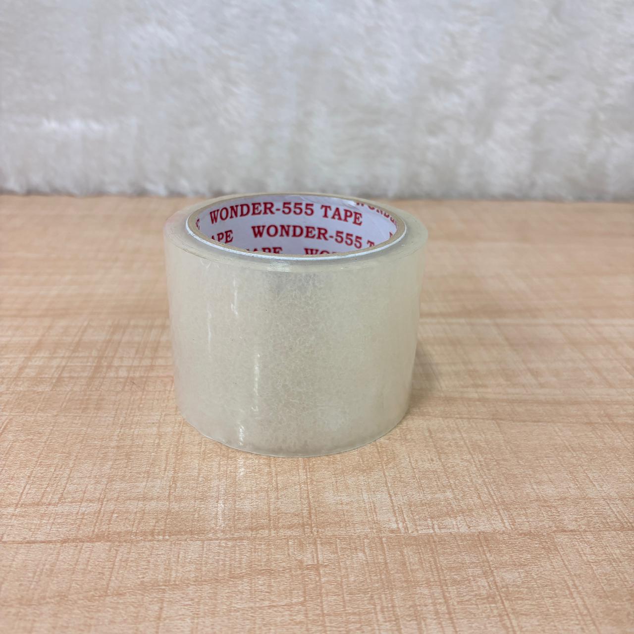 AM0293 (PACK OF 1)Clear Packing Tape (Transparent )  - 3inch - BOPP Industrial Packaging Tape