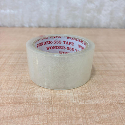 AM0291 (PACK OF 1 ) Clear Packing Tape (Transparent ) - 36mm / 1.5" Width - BOPP Industrial Packaging Tape