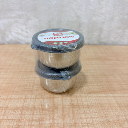 3333 Steel Nano Container With Airtight Lid- No.75 (Pack of 2)