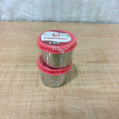 3334 Steel Nano Container With Airtight Lid - No.72 (Pack of 2)