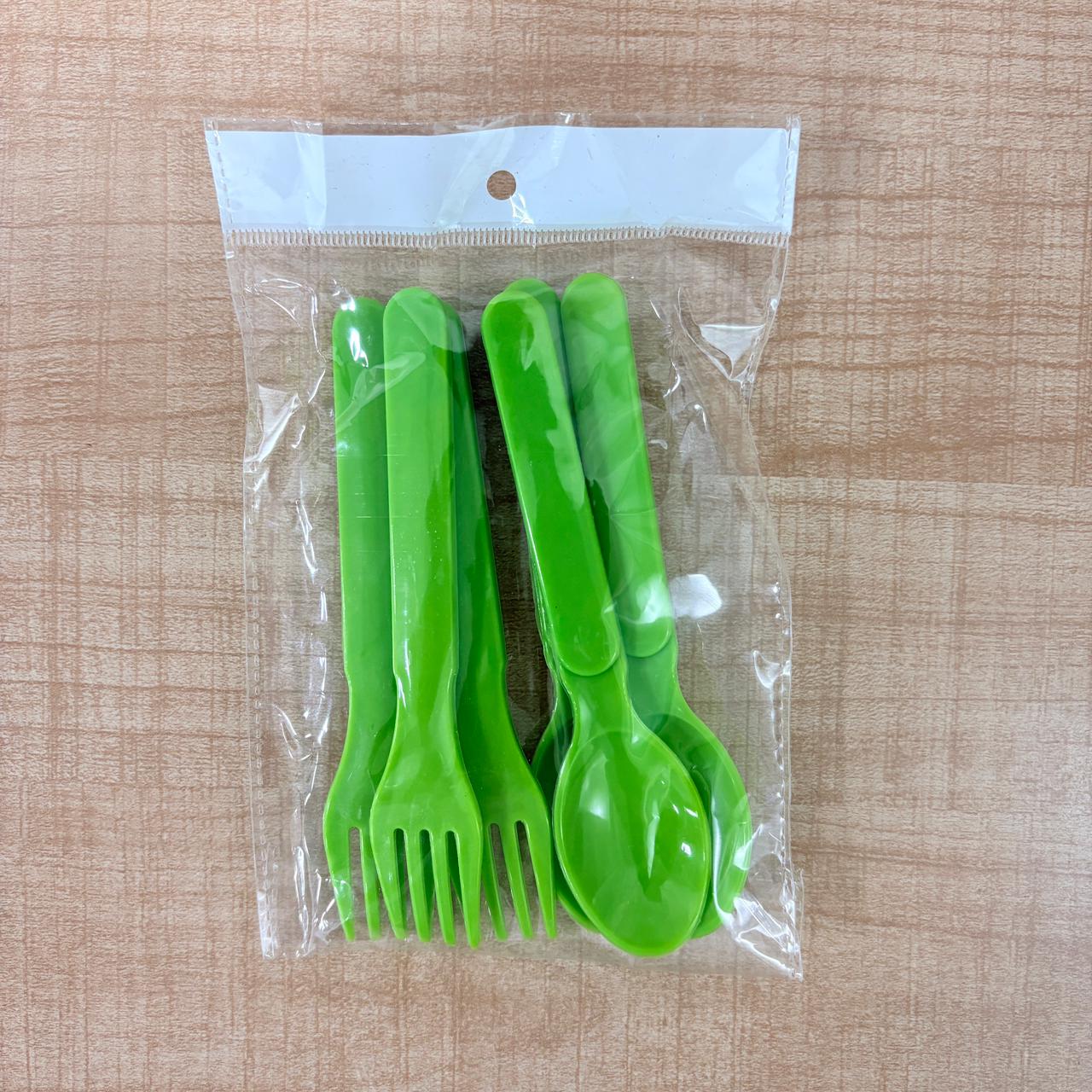 AM7655 Cutlery fork spoon 3 pcs & spoon 3 pcs  (Pack of 6)