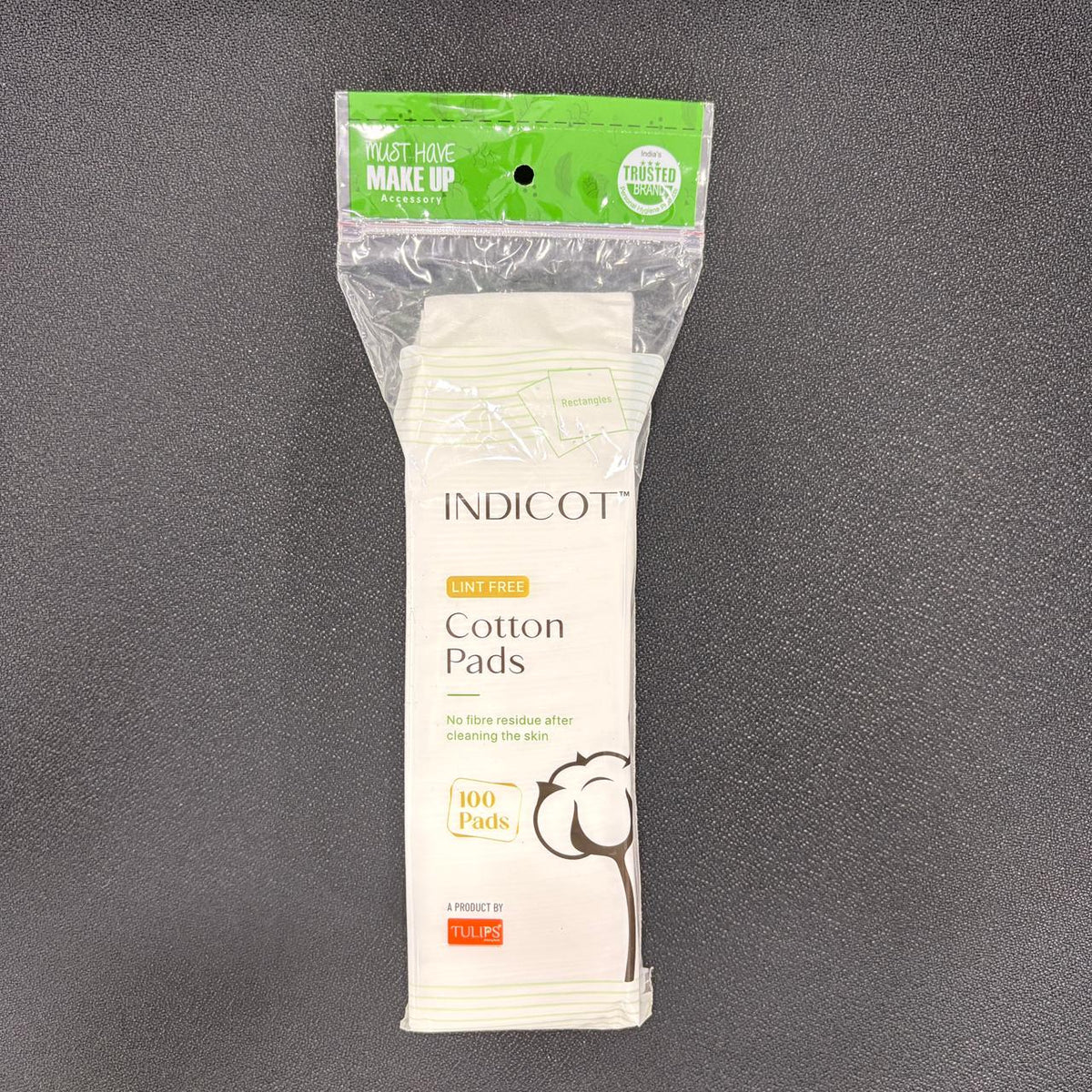 AM2939 Indicot 100 pad Cotton Pad Rectengle, For Domestic