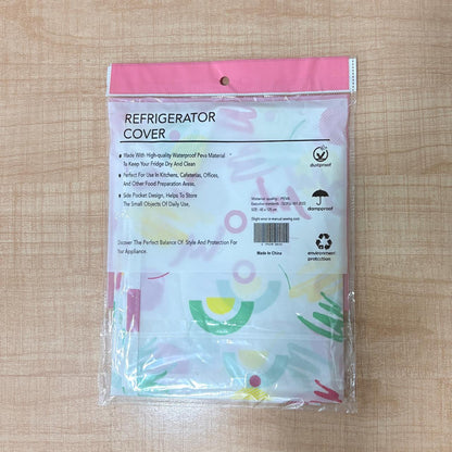 3081 Fridge Dust Cover with Storage Pockets