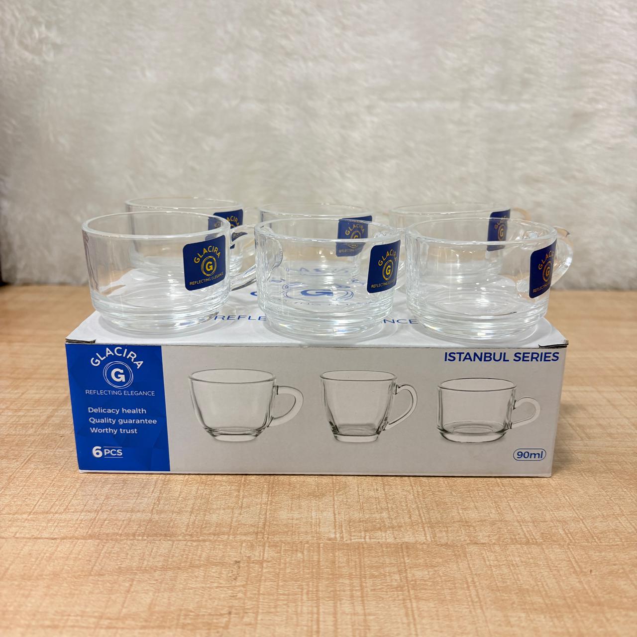 AM3742 Glass Tea Cup Set of 6