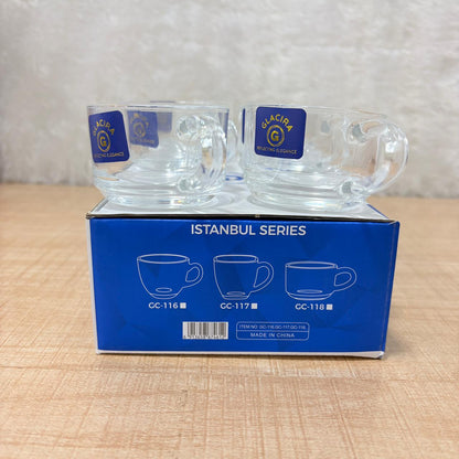 AM3742 Glass Tea Cup Set of 6