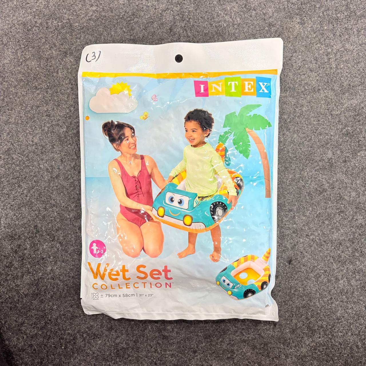 AM0386 Swimming Pool Vehicle Shape Inflatable Ring for Kids - 59586NP