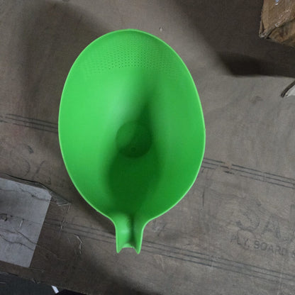 0156 Rice Bowl Thick Drain Basket with Handle