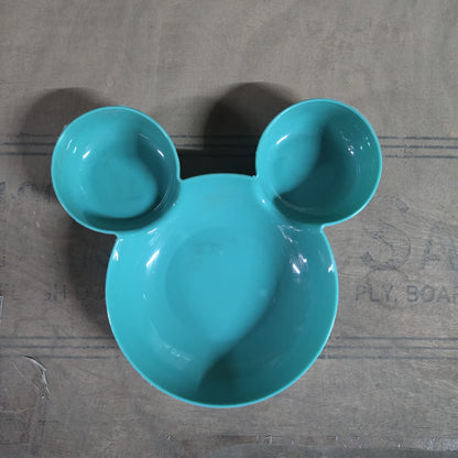 0843 Mickey Shaped Kids/Snack Serving Sectioned Plate