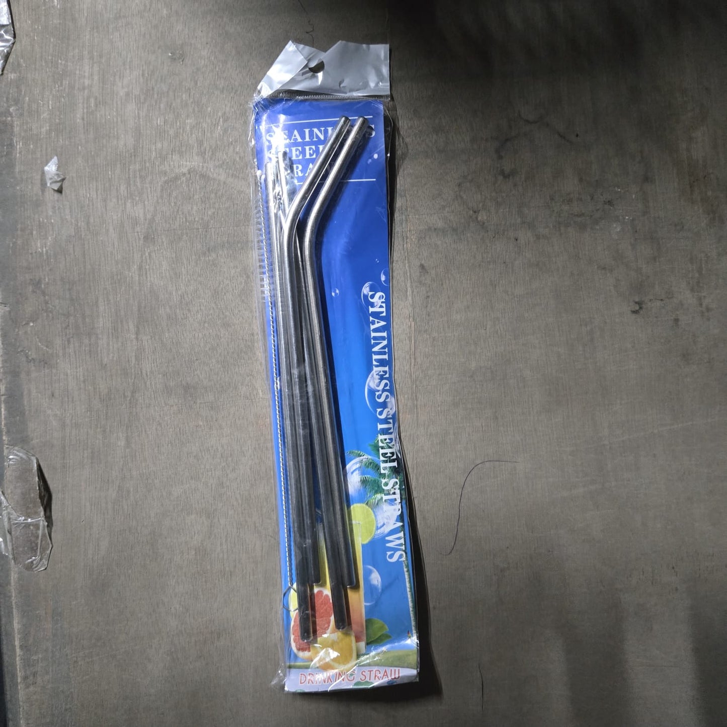 AM7492 Stainless Steel Straws & Brush