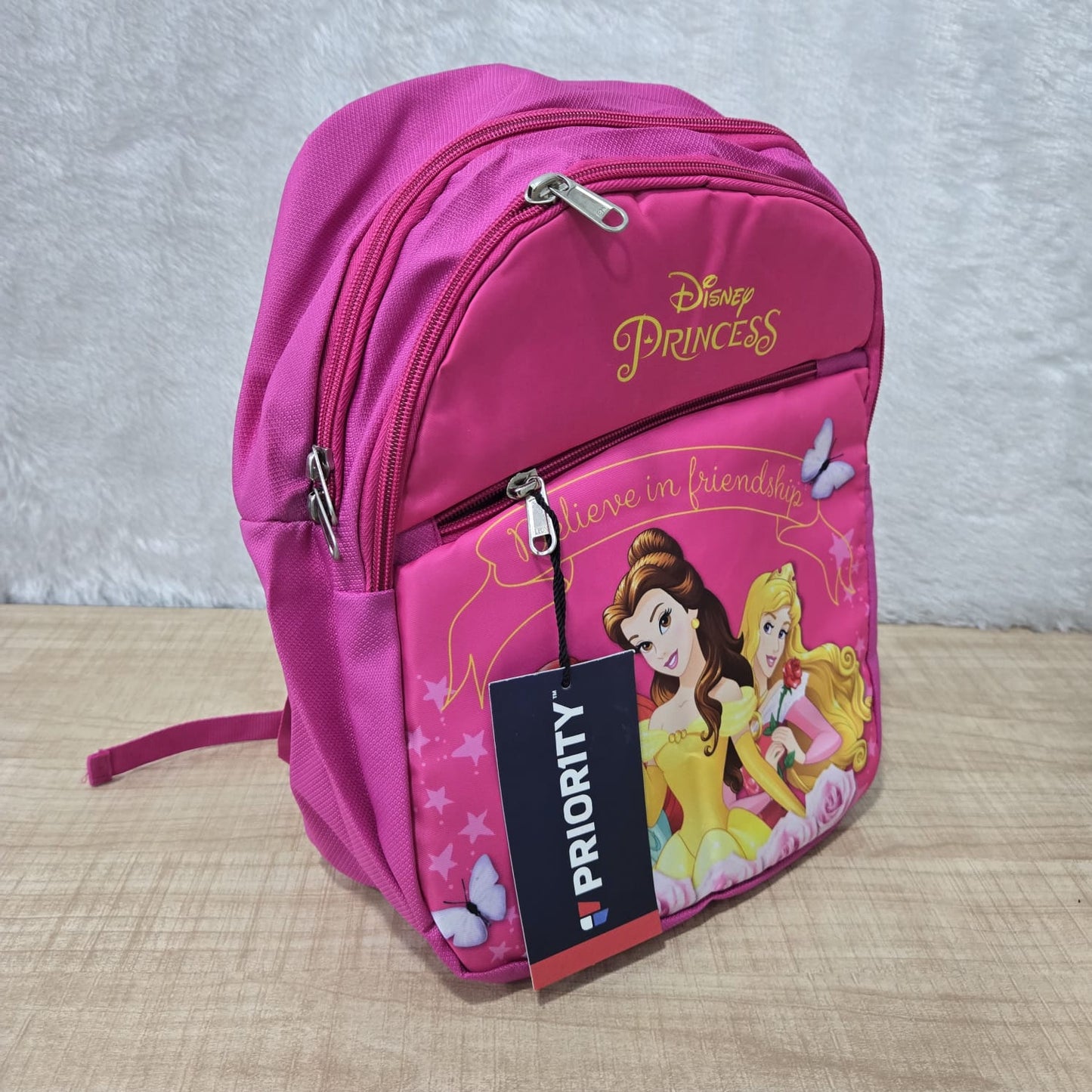 AM7154 Priority Fairy Plus Mix Disney Princess Printed School Bag - (14in)
