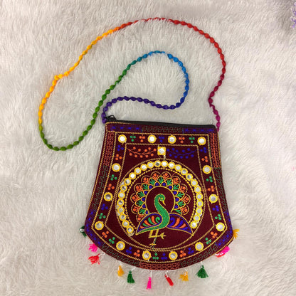 Di0034 Multi Dori Design Traditional Handcrafted Purse