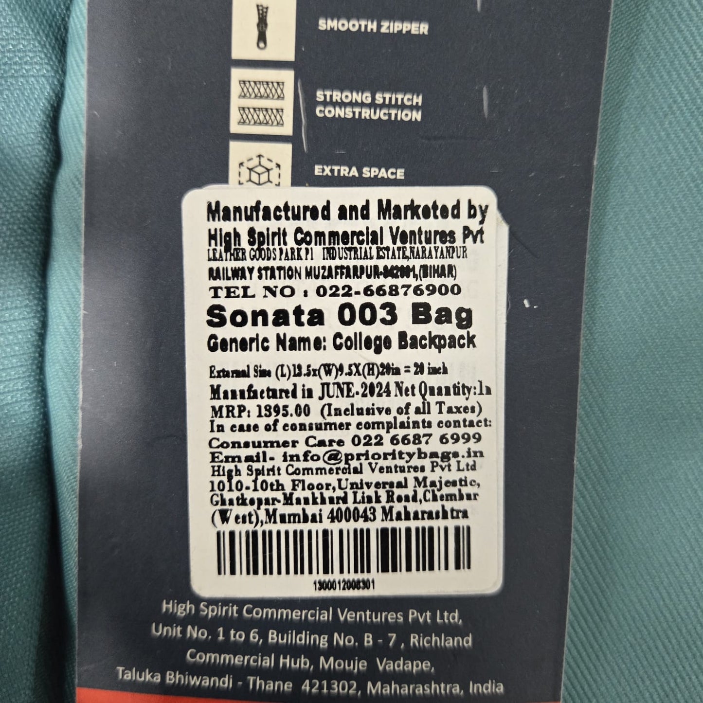 AM7231 Priority Sonata 003 "Shine Like a Star" School Backpack
