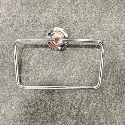 3906 Silver Towel Square Ring Holder