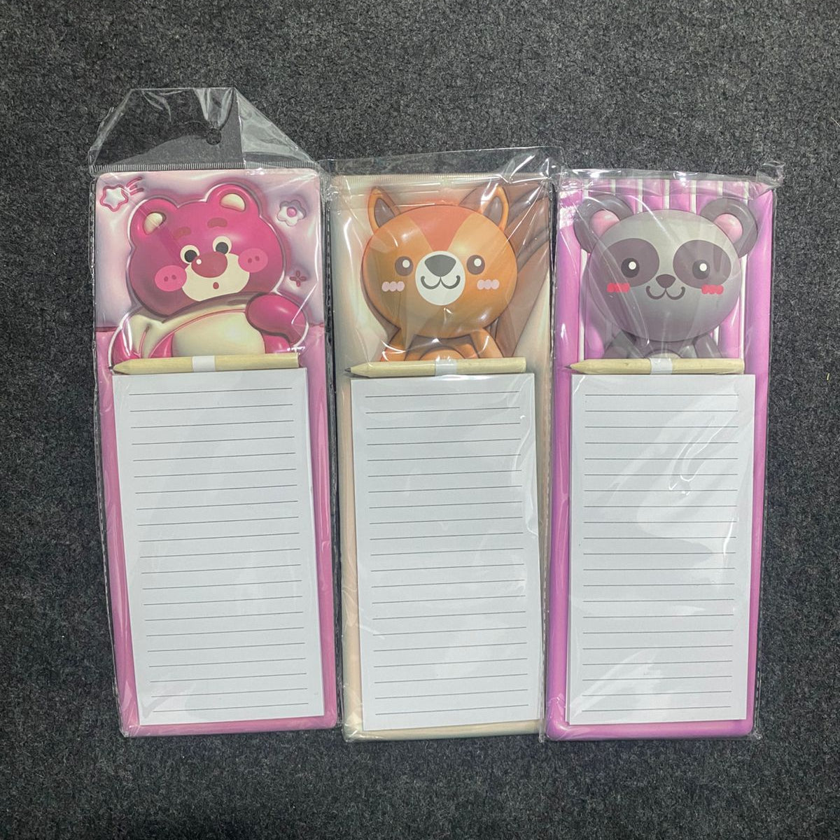 AM7510 Decorative Magnetic Memo Pad with Miniature Pencil Set ( 1 - PCS )