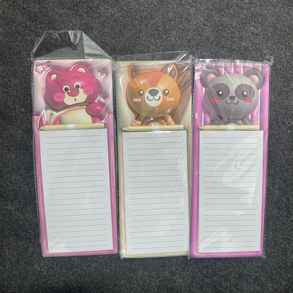 AM7510 Decorative Magnetic Memo Pad with Miniature Pencil Set ( 1 - PCS )