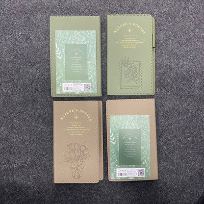 AM7528  Nature's Poetry Premium Faux Leather Journal 1-pcs
