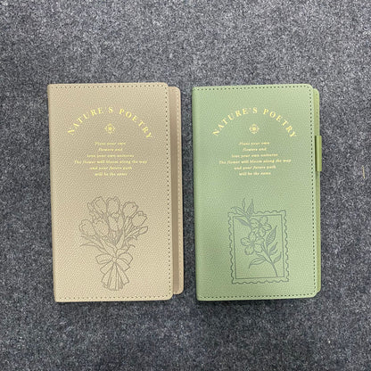 AM7528  Nature's Poetry Premium Faux Leather Journal 1-pcs