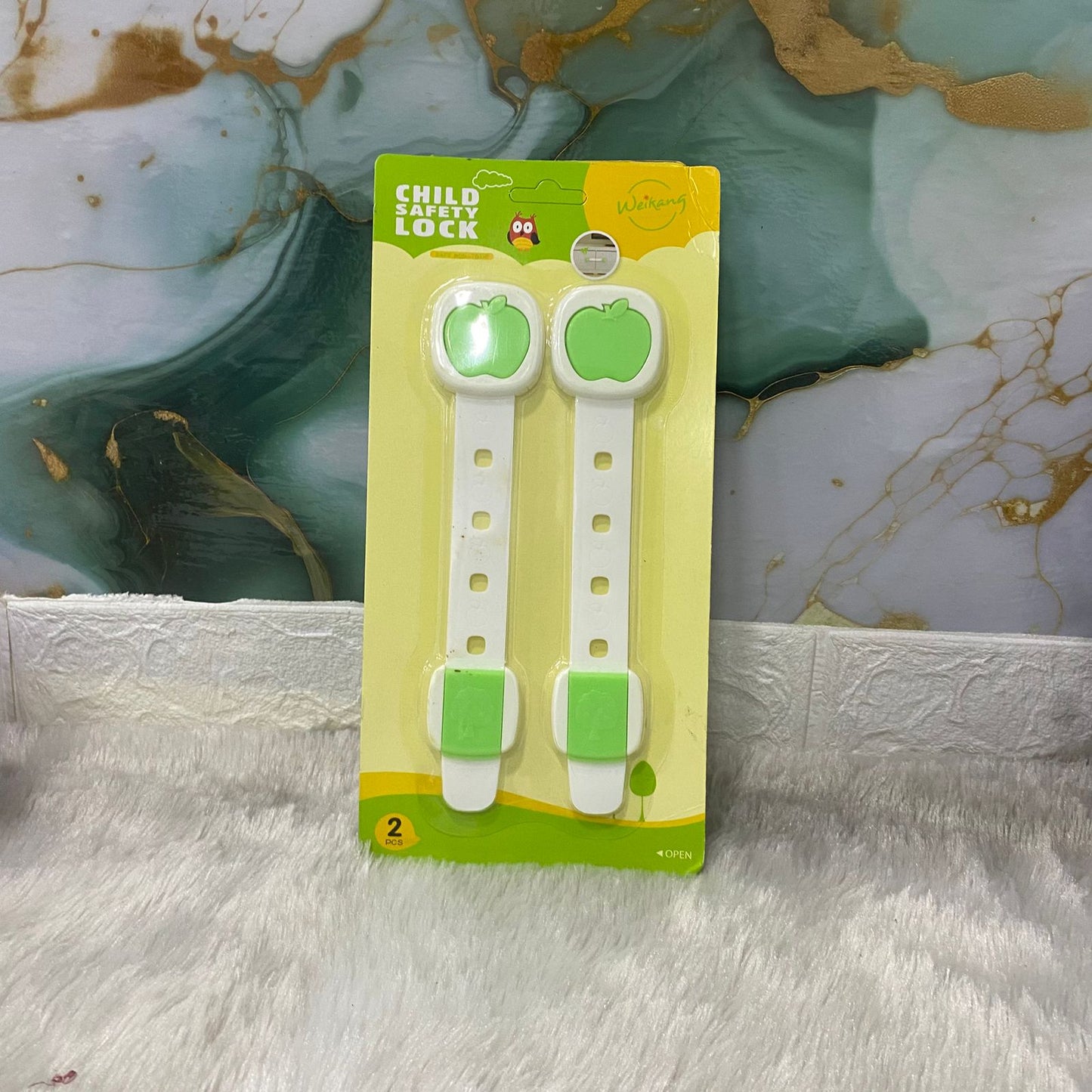 AM7630 Multipurpose Fabric Strap Child Safety Locks for Cabinets Wardrobes Fridges and Home Appliances