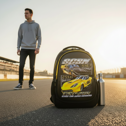AM7601 Priority Junior Drift Kids School Bag Premium Character Print Multi Compartment Backpack