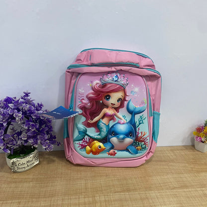 AM7601 Priority Junior Drift Kids School Bag Premium Character Print Multi Compartment Backpack