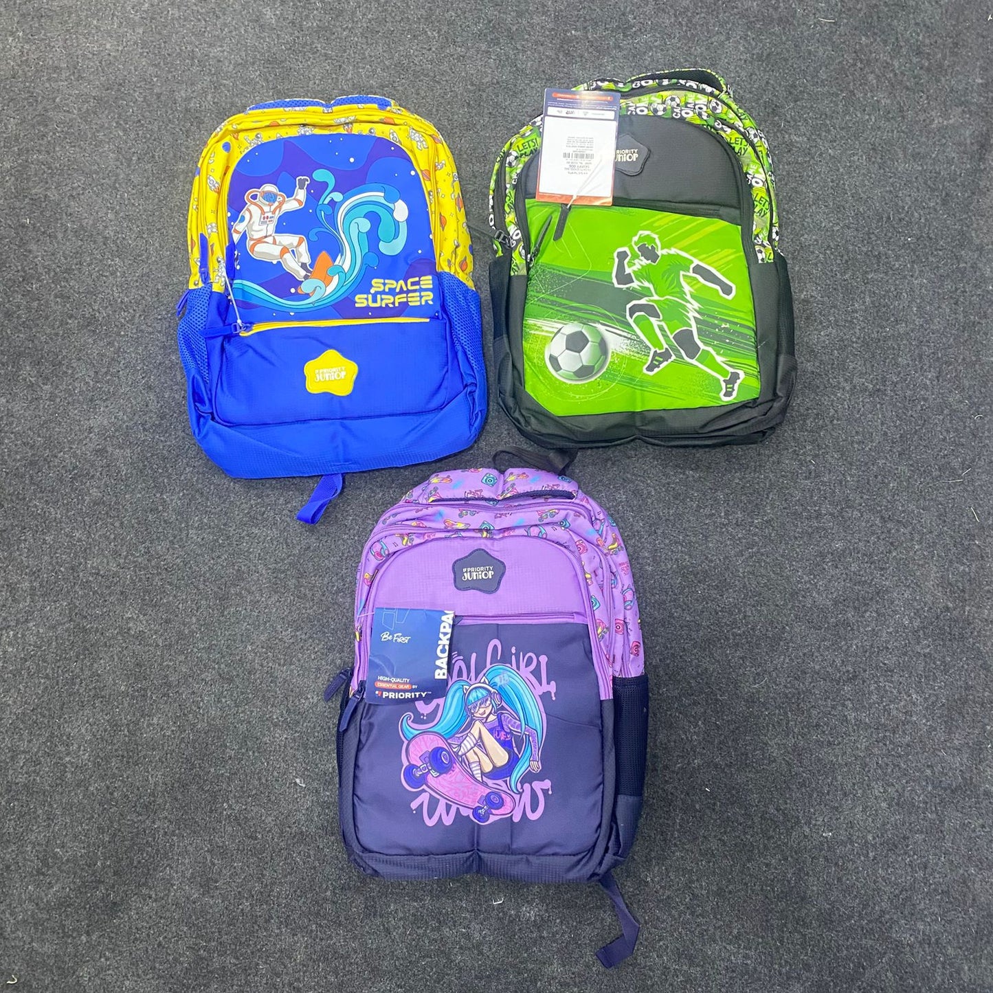 AM7607 Priority Skippy Kids School Bag Premium Frozen Character Print Multi Compartment Backpack