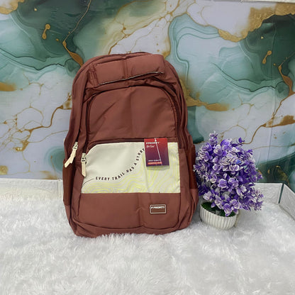 AM7613 Priority Glorious Premium Heavy Duty College Casual Backpack with Mesh Back Padding