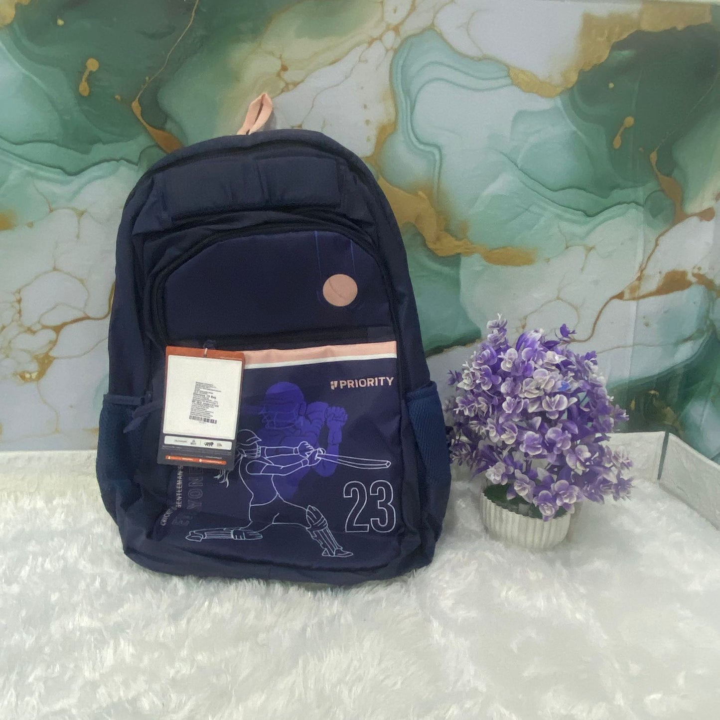AM7613 Priority Glorious Premium Heavy Duty College Casual Backpack with Mesh Back Padding