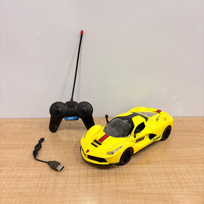 A06485 GroundX 1:18 Scale 5-Channel Remote Control Sports Car with One-Key Automatic Open Door Function