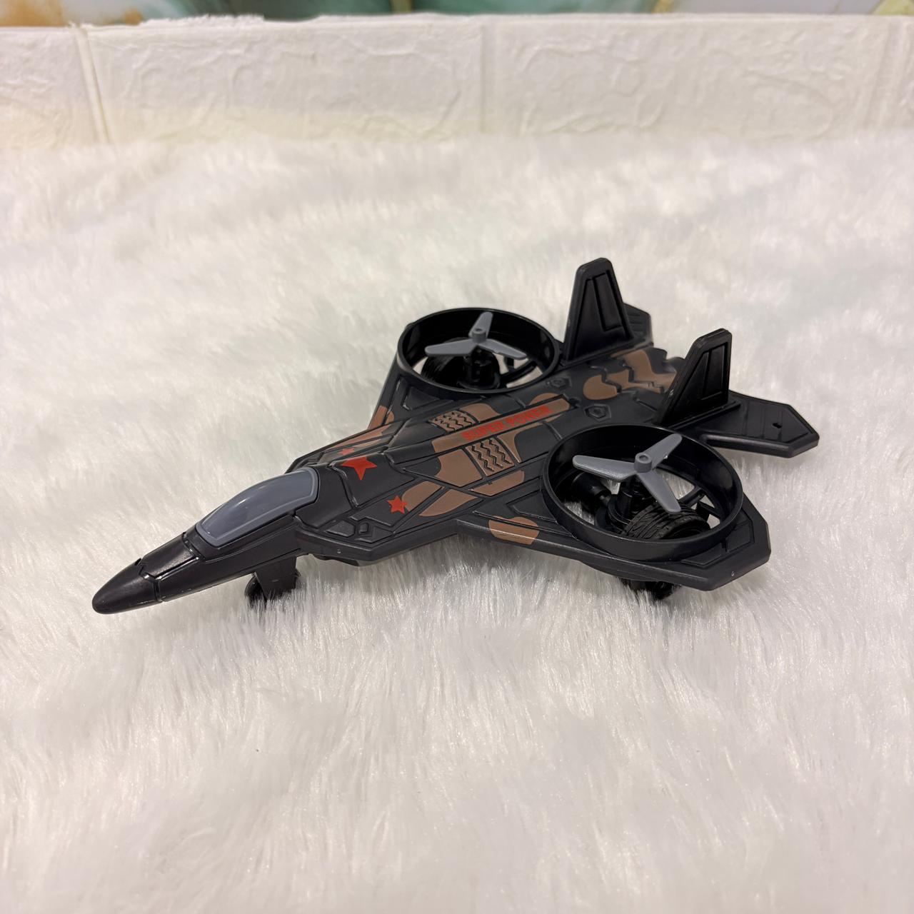 A06487 V-35 Military Fighter Jet Toy – Friction Powered Modern Warfare Plane
