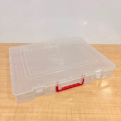 3848 Rectangular Plastic Storage Saree Box with Locks and Handle