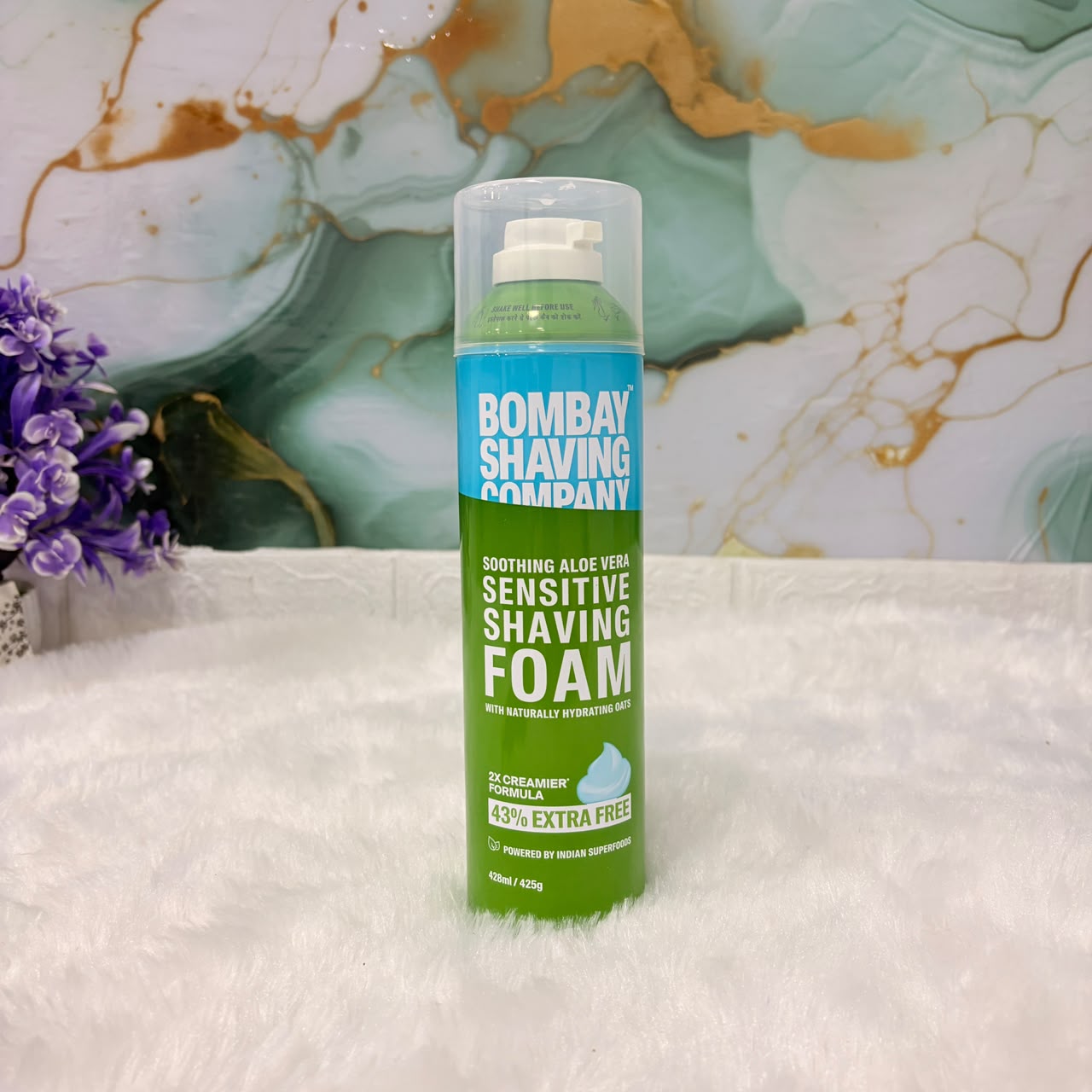 A06610 Bombay Shaving Sensitive Aloe Vera Shaving Foam 50ml