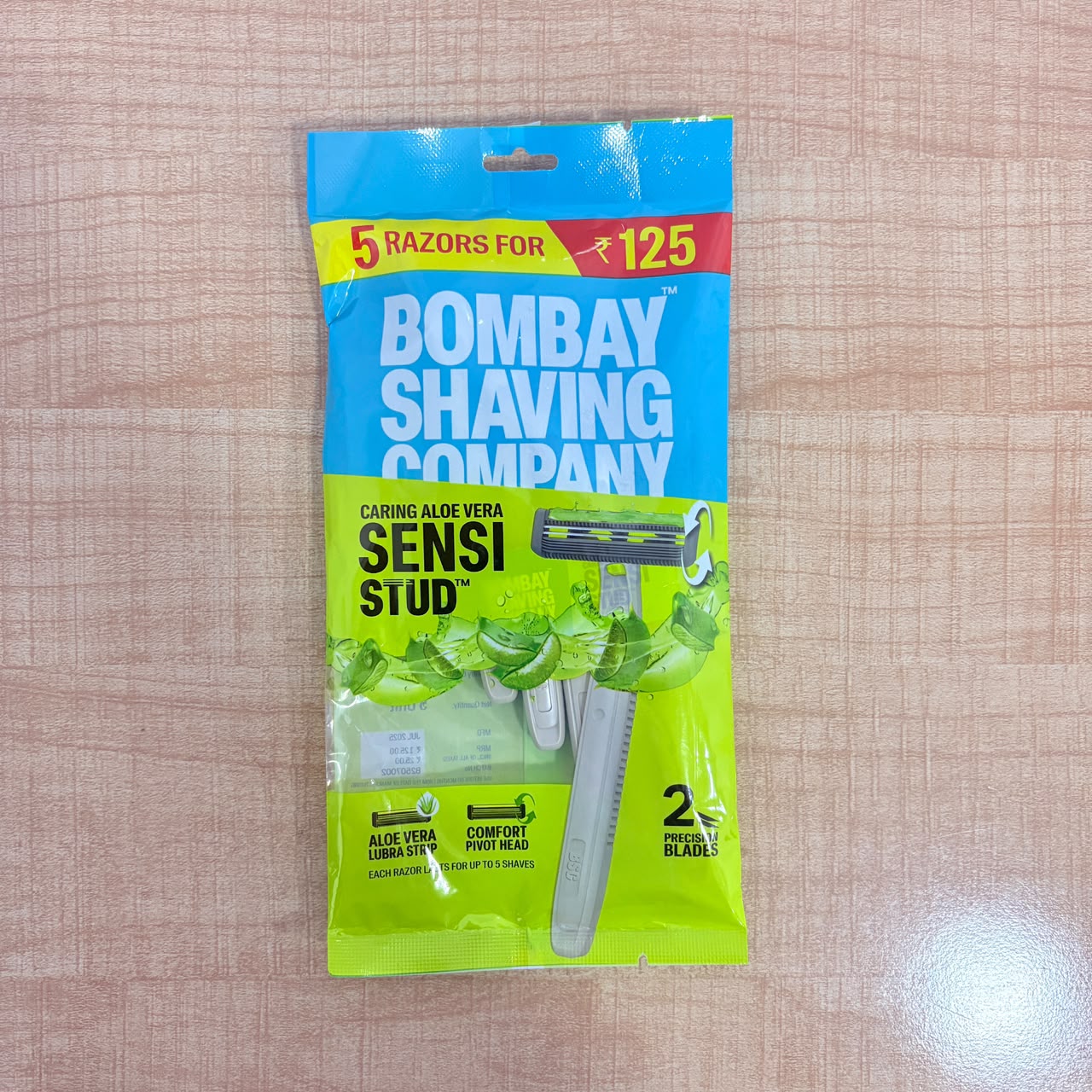 A06613 Bombay Shaving Company Sensi Stud Disposable Razors (Pack of 5)
