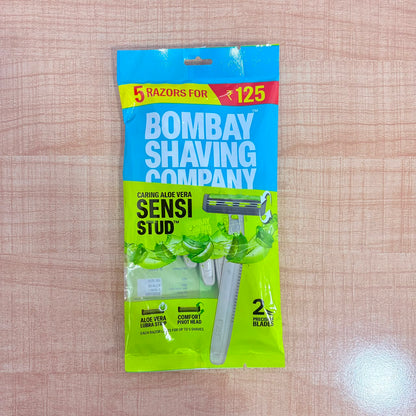 A06613 Bombay Shaving Company Sensi Stud Disposable Razors (Pack of 5)