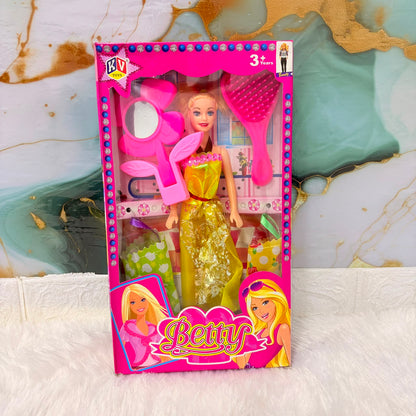 A06633 Betty Fashion Doll Playset with Accessories (Assorted Styles) (Item No : 6088)
