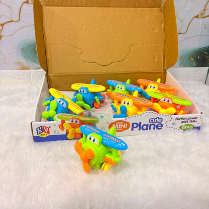 A06627 Friction Powered "Cute Plane" Mini Toy Set - 1 Pcs (Item No : 607)