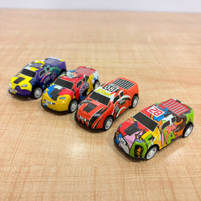 A06631 6.8cm Die-Cast Metal Pull-Back Racing Car Toy Set (4 Pcs Pack, Mixed Models) (Item No : 1103)