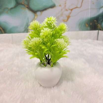 AM7769 Mini Artificial Potted Plants Set (Mix, Pack Of 1)