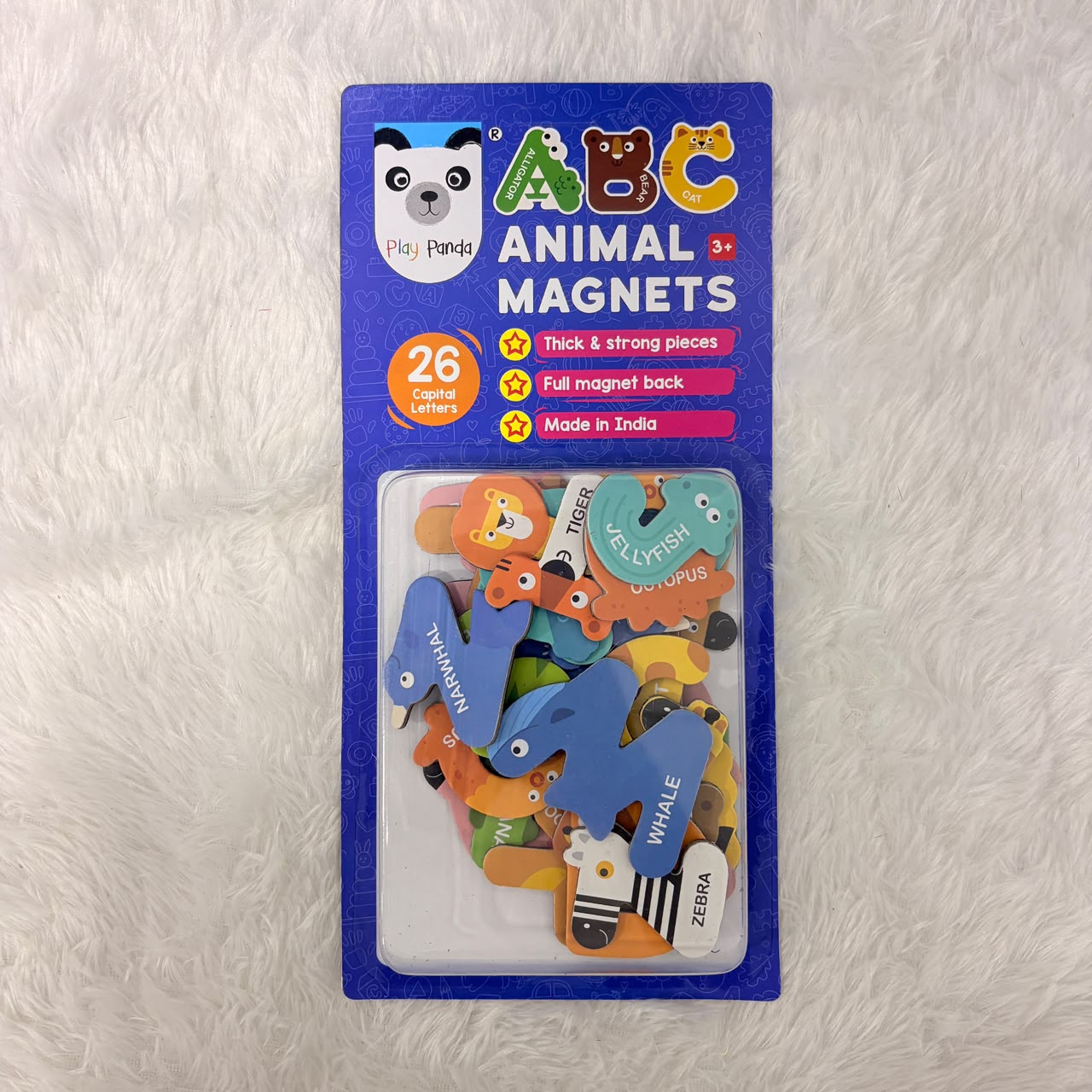 A06635 ABC Animal Themed Capital Letters Magnets (Item No : PP089)