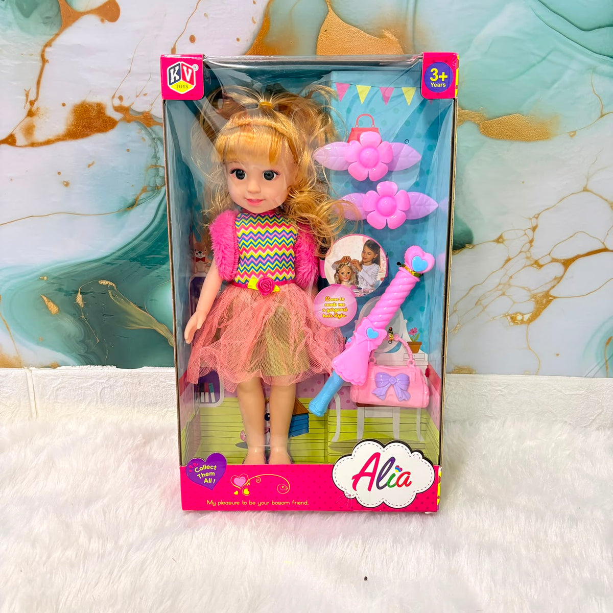 AM6029 Beautiful Fashion Princess Doll with Accessories