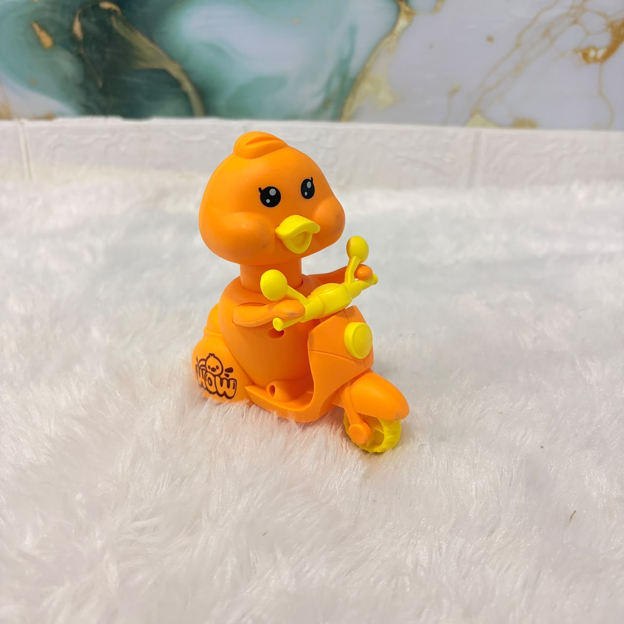 A06629 Cute Pet Duck Motorcyclist Press & Go Toy - 1 Pc (Item No : 682)