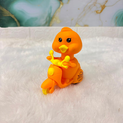 A06629 Cute Pet Duck Motorcyclist Press & Go Toy - 1 Pc (Item No : 682)