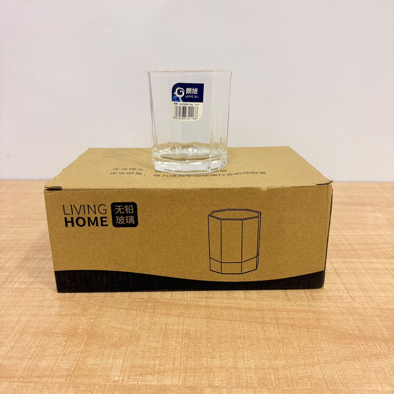 AM5372 Deli Glass Press Tumbler Set of 6 Transparent