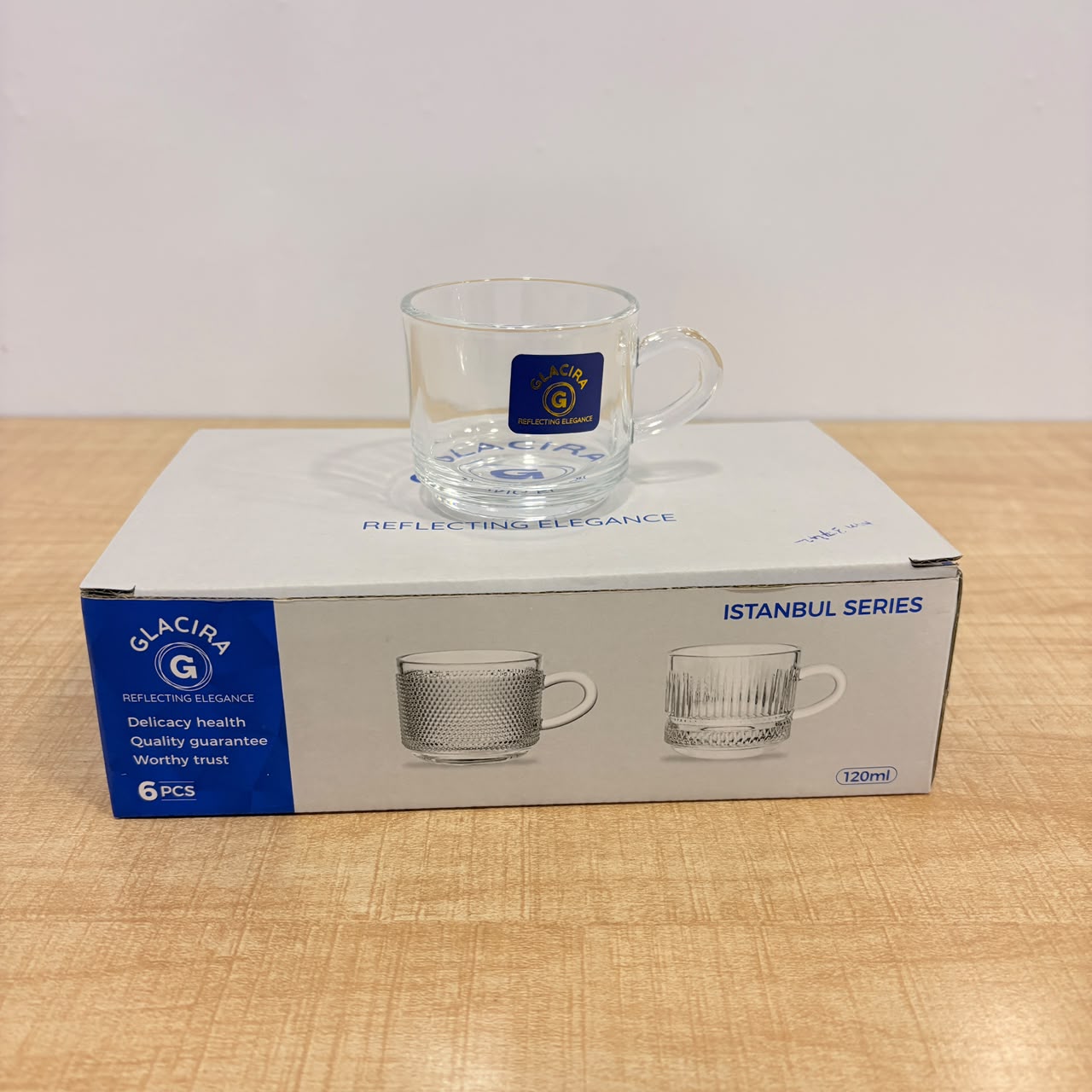 AM3742 Glass Tea Cup Set of 6