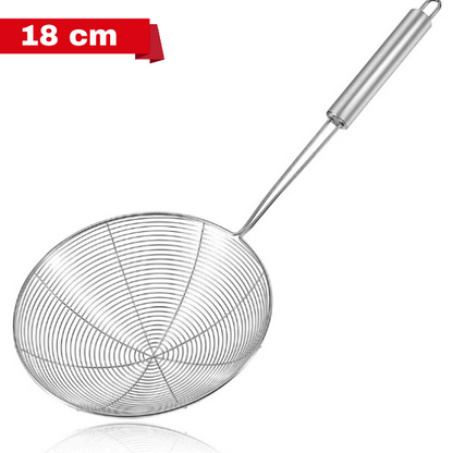 AM5340 Stainless Steel Deep Fryer Strainer Jhara- 18cm