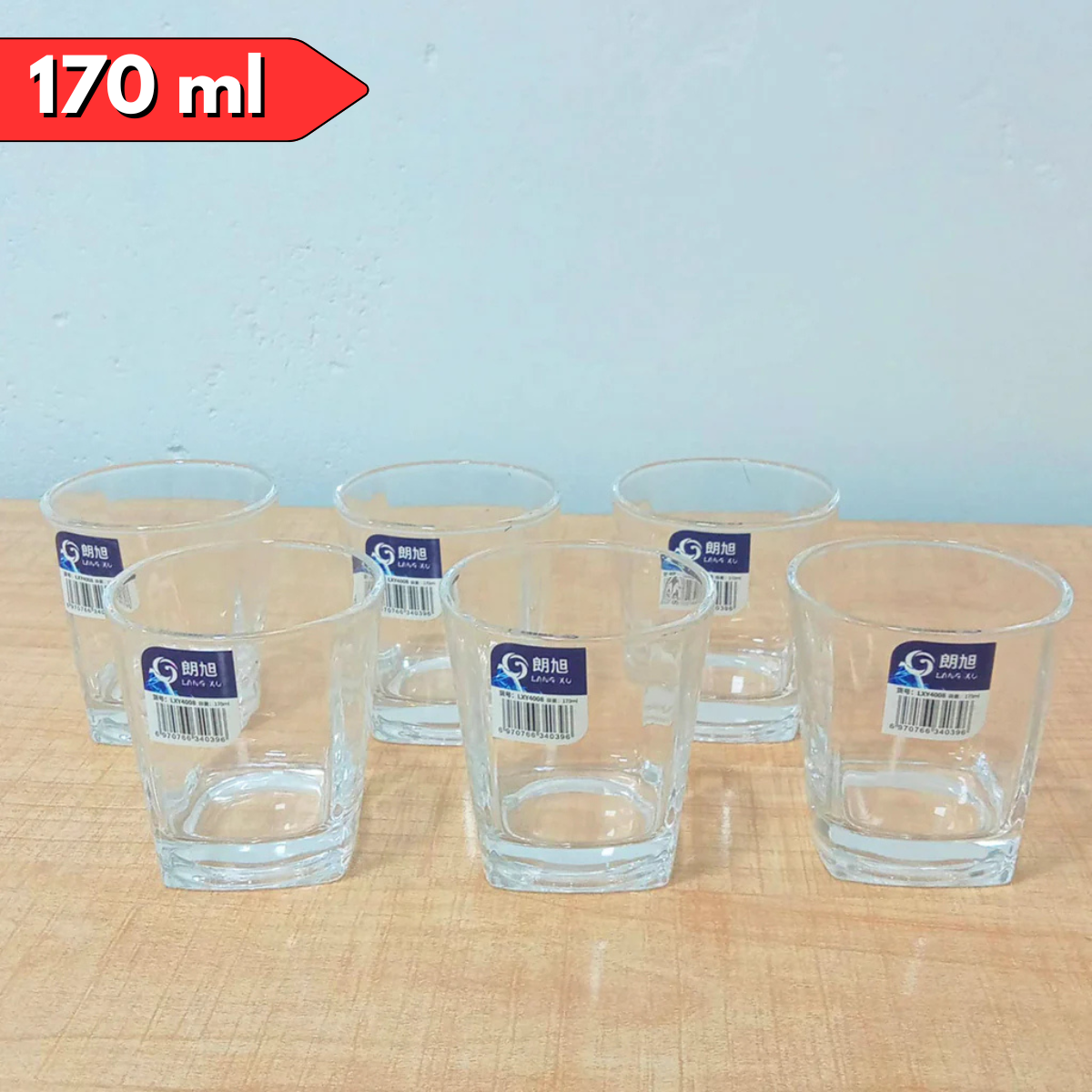 AM5999 Lang Xu Whisky Glass Tumbler 170ml - Set of 6 pc