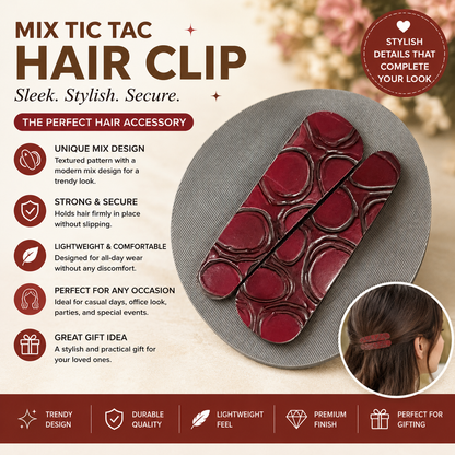 TM0066 Tictac Hairclip