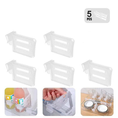 A07021 Refrigerator Internal Drawer Shelf Divider Clip [Pack Of 5pc]
